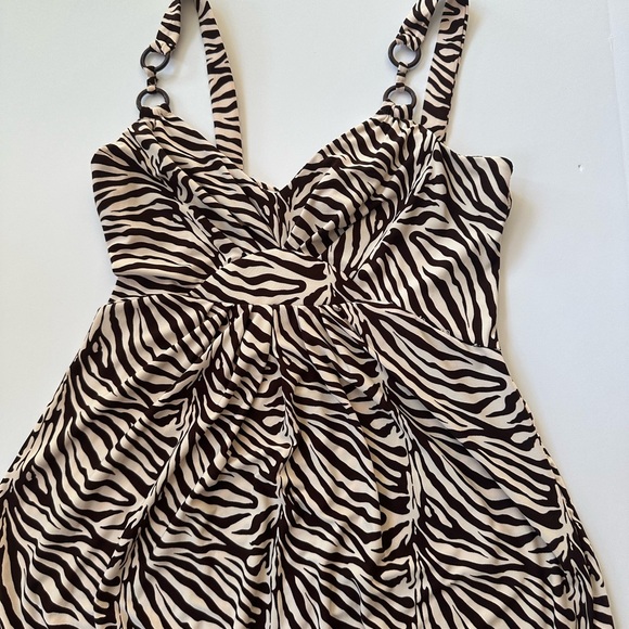 Charlotte Russe Maxi dress zebra print - Picture 7 of 9